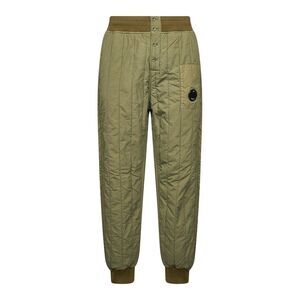 Cp Company Men Green Gd Liner Padded Jogger Trousers